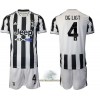 Officiële Voetbalshirt + Korte Broek Juventus Matthijs de Ligt 4 Thuis 2021-22 - Kids